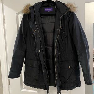 Steve Madden jacket with fur hoodie